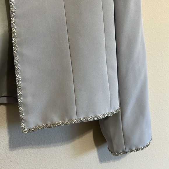 Vintage Cameron Blake by Mon Cheri Gray Blazer - Picture 4 of 7